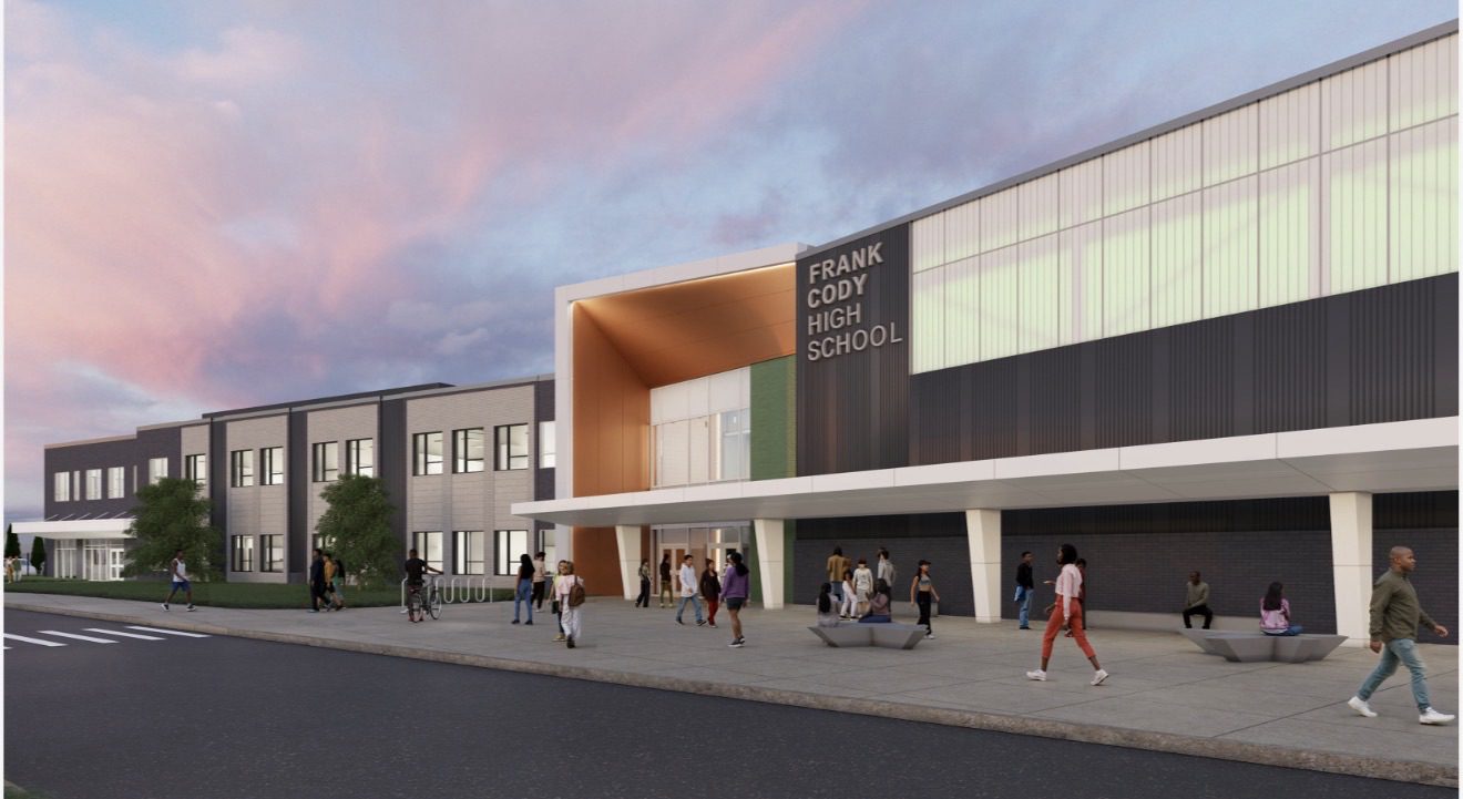 Rendering of the new Frank Cody High School